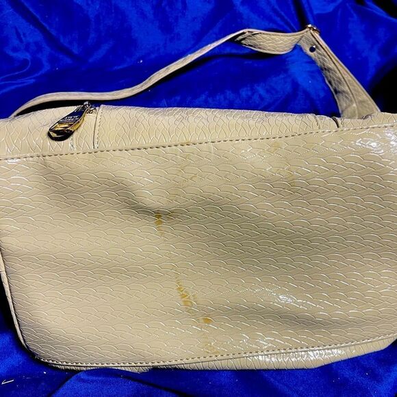 Steve Madden - Beige Reptile Leather - Duffle Purse - Picture 8 of 15